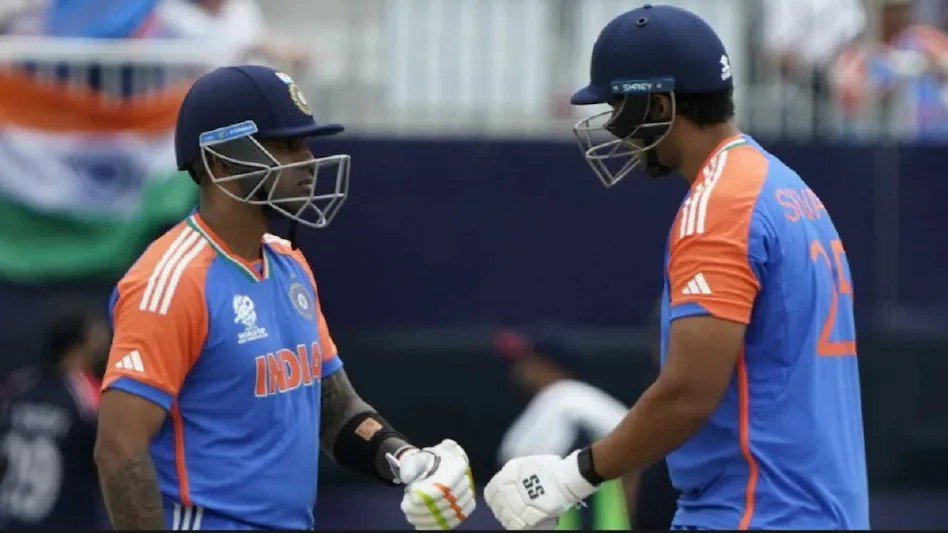 You are currently viewing सूर्यकुमार यादव और शिवम दुबे ने अमेरिका को किया ढेर, वर्ल्ड कप सुपर-8 में भारतीय टीम, पाकिस्तान भी खुश
