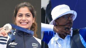 Read more about the article भारत का पेरिस ओलंपिक में शानदार आगाज: मनु भाकर ने दिलाया पहला पदक, कई खेलों में भारतीय एथलीटों की चुनौती जारी