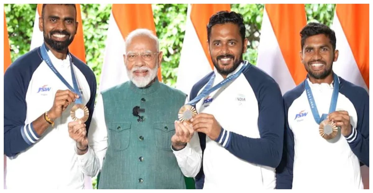 You are currently viewing पीएम मोदी ने Paris Olympics में भाग लेने वाले भारतीय एथलीटों से की मुलाकात