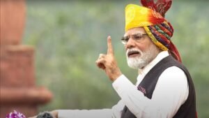 Read more about the article पीएम मोदी ने 11वीं बार लाल किले से फहराया तिरंगा, बांग्लादेश संकट समेत कई मुद्दों पर दिया बड़ा बयान