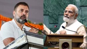 Read more about the article राहुल गांधी का पीएम मोदी पर हमला: “भगवान आम जनता से बात करते हैं, हमने मोदी को साइकोलॉजिकली हरा दिया”
