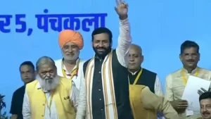 Read more about the article नायब सिंह सैनी बने हरियाणा के 25वें मुख्यमंत्री, राज्यपाल ने दिलाई शपथ