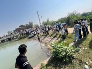 Read more about the article कैथल में दर्दनाक हादसा: कार के नहर में गिरने से एक ही परिवार के 8 लोगों की मौत