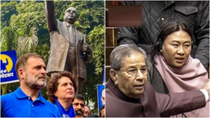 Read more about the article बाबासाहेब आंबेडकर के अपमान पर संसद परिसर में हंगामा, राहुल गांधी पर गंभीर आरोप