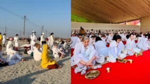 Read more about the article गंगा स्नान के बाद, विदेशी श्रद्धालुओं ने महसूस किया मन की शांति और शुद्धि