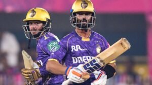 Read more about the article KKR ने राजस्थान रॉयल्स को 8 विकेट से हराया, डिकॉक की तूफानी पारी ने दिलाई जीत