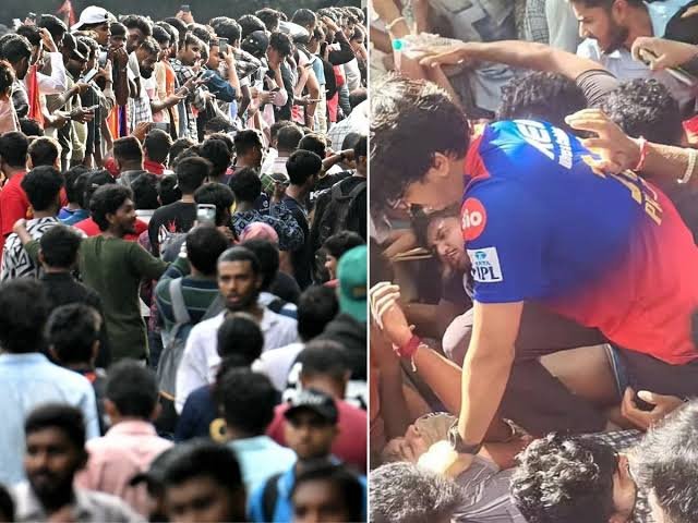 Read more about the article बेंगलुरु भगदड़ हादसा: चिन्नास्वामी स्टेडियम के बाहर जश्न में मची अफरातफरी, सात की मौत, कई घायल