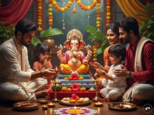 Read more about the article Ganesh Chaturthi 2025:कैसे करें गणेश जी का स्वागत? जानें पूजा विधि और नियम