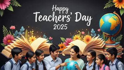 Read more about the article Teachers Day 2025: अपने गुरु को दीजिए प्यार भरे शब्दों में शुभकामनाएं, ये 10 संदेश बना देंगे उनका दिन खास