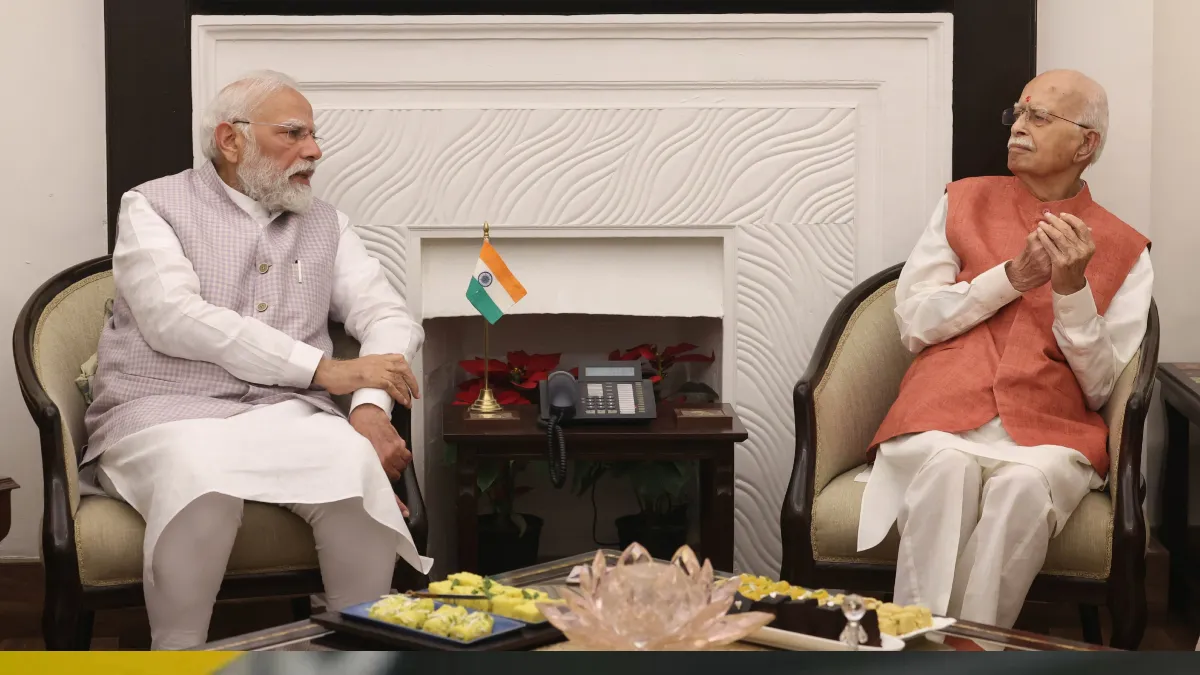 You are currently viewing भाजपा के मार्गदर्शक लाल कृष्ण आडवाणी ने मनाया 98वां जन्मदिन: प्रधानमंत्री मोदी ने दी शुभकामनाएं