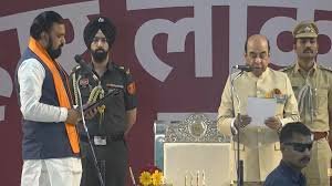 You are currently viewing Bihar CM Oath: बिहार में ‘सम्राट’ युग की शुरुआत,  सम्राट चौधरी ने ली मुख्यमंत्री पद की शपथ, नीतीश कुमार का इस्तीफा