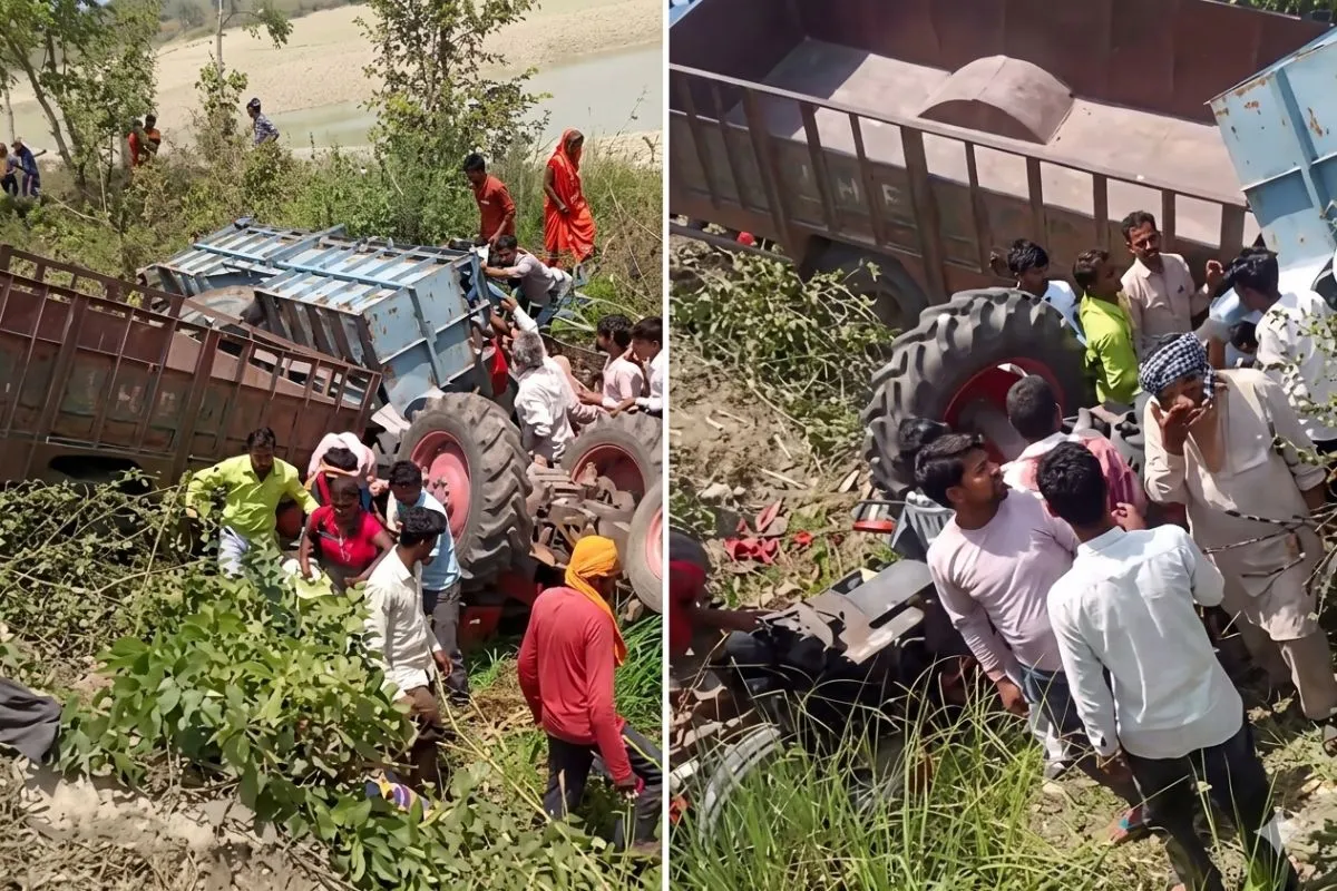 You are currently viewing Lakhimpur Kheri में दर्दनाक हादसा, ट्रैक्टर-ट्रॉली खाई में गिरने से 5 की मौत, कई घायल