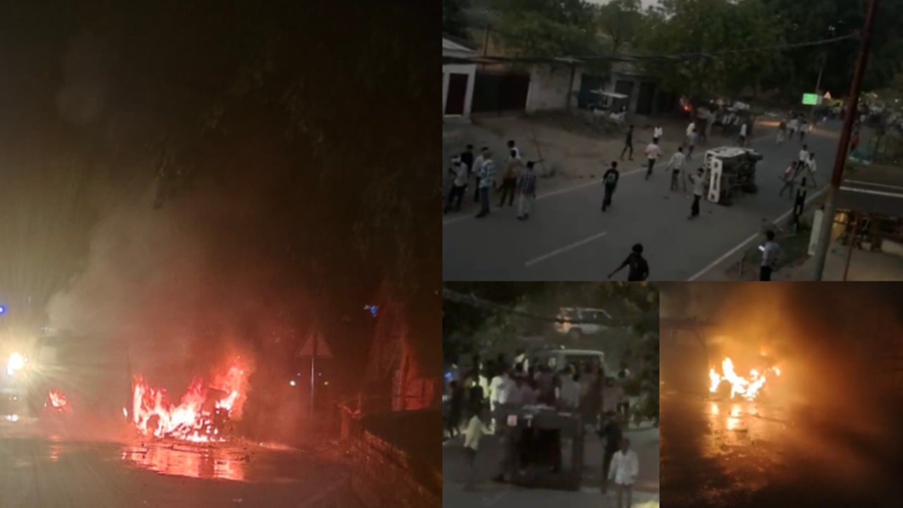 You are currently viewing Lakhimpur Kheri Clash: लखीमपुर खीरी में अंबेडकर प्रतिमा स्थापना पर बवाल, दो गुटों में झड़प और पथराव के बाद भारी पुलिस बल तैनात