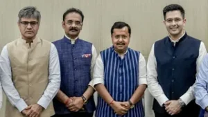 Read more about the article AAP में टूट की अटकलों से मची हलचल… राघव चड्ढा समेत 7 सांसदों के BJP में जाने की चर्चा तेज!