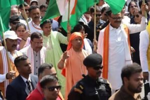 Read more about the article BJP protest Lucknow: लखनऊ में भाजपा का शक्ति प्रदर्शन, महिला आरक्षण को लेकर सड़कों पर उतरी हजारों महिलाएं