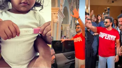 You are currently viewing Ranveer Singh Viral Video: रणवीर-दीपिका के घर फिर गूंजने वाली है किलकारी; दूसरी प्रेग्नेंसी की खबर के बाद पहली बार दिखे कूल डैड रणवीर