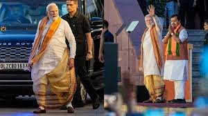 You are currently viewing West Bengal Election Result 2026: बंगाल फतह के बाद ‘बंगाली बाबू’ के अवतार में दिखे पीएम मोदी, भाजपा मुख्यालय में रचा नया इतिहास