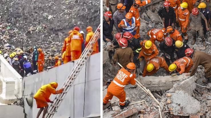 You are currently viewing Delhi Building Collapse: रोहिणी में ढही निर्माणाधीन बहुमंजिला इमारत, मलबे में दबे कई लोग, 3 की मौत