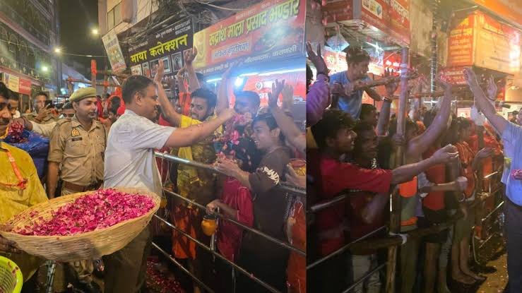 You are currently viewing Sawan 2026: सावन के पहले सोमवार पर काशी विश्वनाथ धाम में उमड़ा आस्था का सैलाब, पुष्पवर्षा से हुआ श्रद्धालुओं का स्वागत