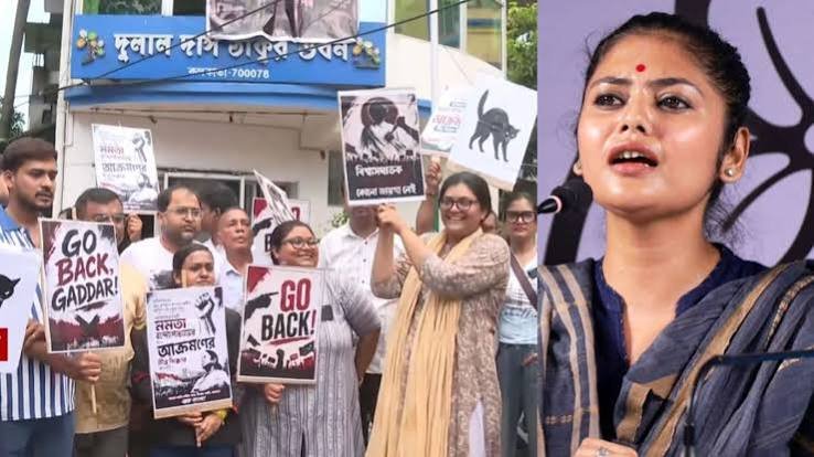 You are currently viewing West Bengal News: TMC में बढ़ी अंदरूनी कलह, सायनी घोष के दफ्तर पर समर्थकों ने जड़ा ताला; ‘गद्दारों के लिए कोई जगह नहीं’ के लगे पोस्टर