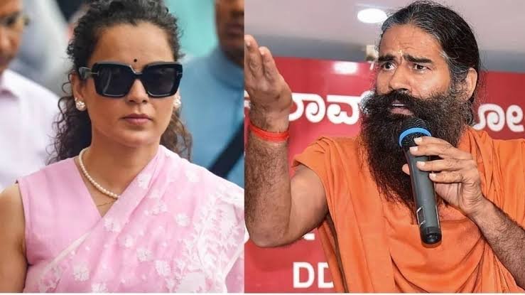 You are currently viewing Kangana Controversy: बाबा रामदेव ने कंगना रनौत को भेजी मिठाई और गिफ्ट, बोले- नफरत नहीं, संवाद से खत्म करें विवाद