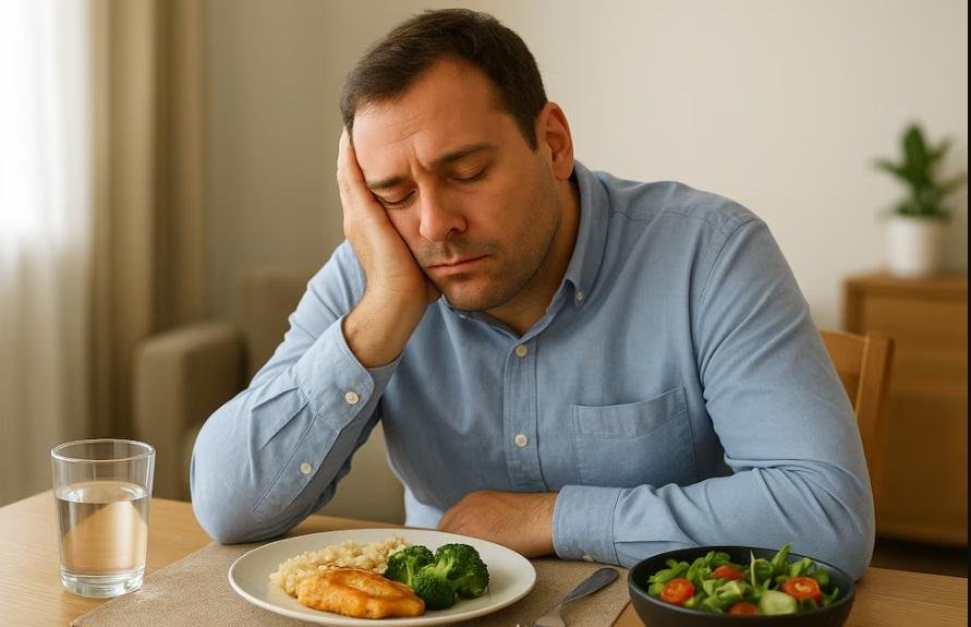 You are currently viewing Healthy Eating Tips: खाना खाने के बाद क्यों आने लगती है नींद? जानिए पेट भरते ही सुस्ती आने की वजह और इससे बचने के आसान तरीके