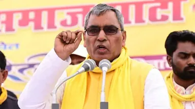 You are currently viewing UP Politics: अखिलेश यादव के आजम खान से मिलने पर ओपी राजभर का तंज, बोले- चुनाव आते ही याद आई