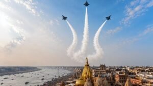 Read more about the article Varanasi Air Show: PM मोदी के सामने गंगा के ऊपर गरजे राफेल और तेजस, वाराणसी एयर शो ने जीता लोगों का दिल