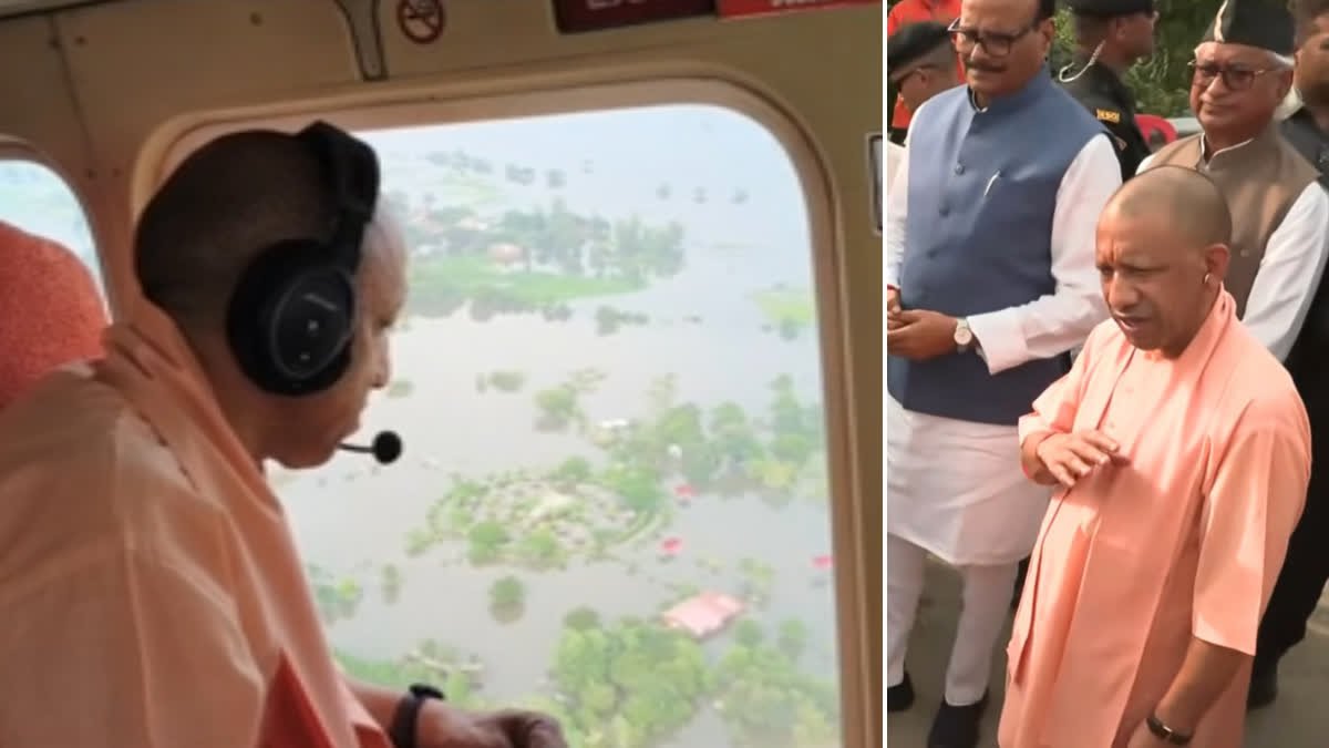 You are currently viewing Lucknow Flood: फैजुल्लागंज से नैमिष तक बनेगा तटबंध, बाढ़ प्रभावित क्षेत्रों का सीएम योगी ने किया हवाई सर्वेक्षण